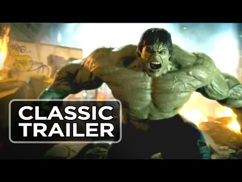 L’Incroyable Hulk / The Incredible Hulk (2008) — bande-annonce en anglais, Rotten Tomatoes Classic Trailers. Edward Norton et Liv Tyler ; film de Louis Leterrier, distinct du Hulk de 2003.