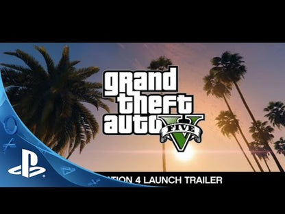 Grand Theft Auto V Édition Premium PS4 – Jeu vidéo PlayStation 4 – GTA 5 + GTA Online – Version physique – PEGI 18 – Vidéo du jeu