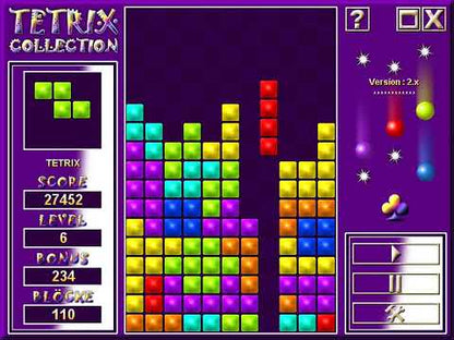 Crazy Blocs / 2M Tetrix Collection — présentation du jeu PC, interface allemande