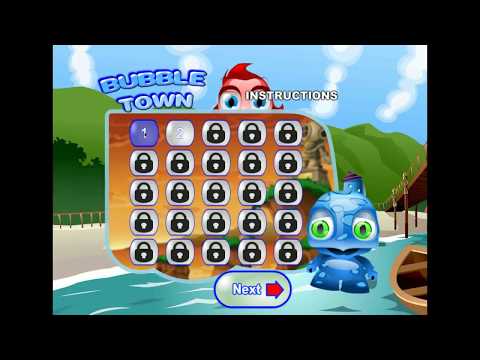 Bubble Town – Jeu PC CD-ROM Occasion – Puzzle Réflexion Bulles – THQ / Oberon Media – Windows — présentation PC