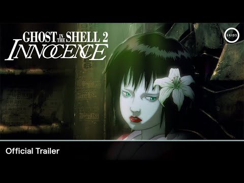 Ghost in the Shell 2 : Innocence (2004), Mamoru Oshii — bande-annonce officielle GKIDS Films de la restauration 4K du même film (2 min 40).