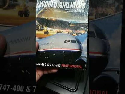 World Airliners 747-400 & 777-200 Professional, FS2002 — présentation physique du coffret (Short)