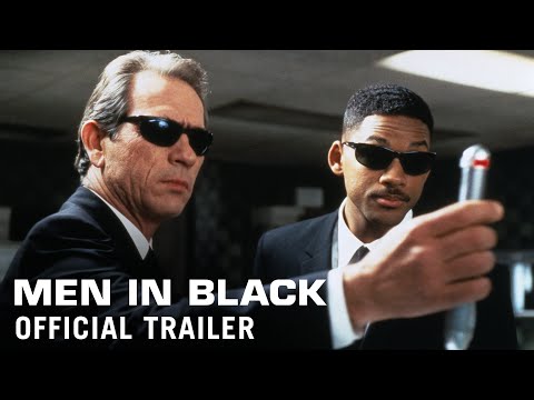 Men in Black (1997), bande-annonce officielle anglaise Sony Pictures Entertainment ; premier film du lot MIB1 + MIB3.