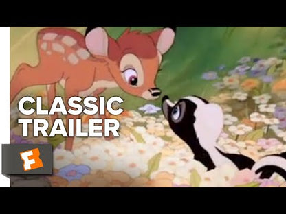 Bambi (Disney, 1942), bande-annonce originale anglaise du classique animé, Rotten Tomatoes Classic Trailers.