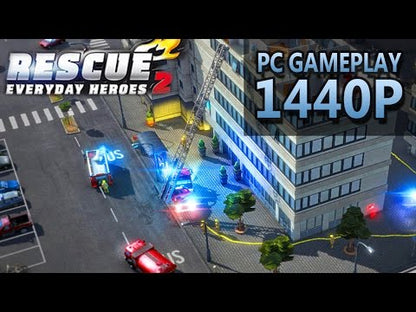 Rescue 2 Héros du Quotidien PC CD-ROM Neuf Sous Blister Jeu en Français Simulation Pompiers Astragon PEGI 3+ — présentation PC