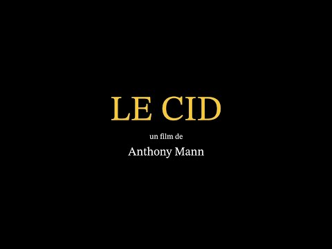 Le Cid / El Cid (1961), Anthony Mann, Charlton Heston et Sophia Loren : courte bande-annonce publiée par Digital Ciné pour la reprise 2025 ; aperçu du film, sans attester de la restauration du DVD.
