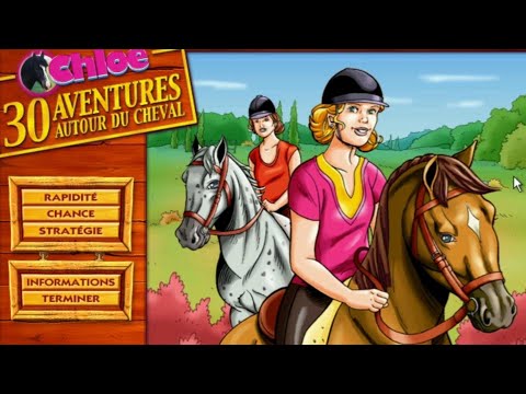 Chloé : 50 Aventures autour du Cheval – Jeu PC CD-ROM | SDLL | Cheval Junior | Filles 6+ — présentation PC