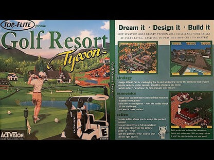 Golf Resort Tycoon – Jeu PC CD-ROM | Activision | Simulation Gestion Golf | Version Anglaise — présentation PC