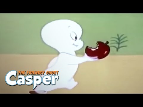 Casper : Le Gentil Fantôme — aperçu représentatif des dessins animés classiques « Boo Kind To Animals », chaîne officielle Casper the Ghost, en anglais (22 min 46). Contenu exact des huit aventures non confirmé.