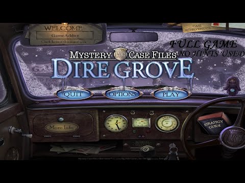 Mystery Case Files Dire Grove Édition Collector PC Jeu d'Aventure Objets Cachés Enquête Mystère Français — présentation PC