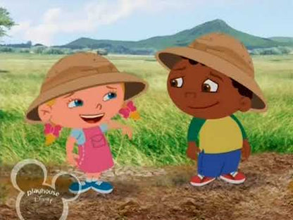 Les Petits Einstein – À la découverte de l’Afrique, DVD n°10 — début de l’épisode « He Speaks Music / Le bébé singe », archive Jungle Explorers, 3 min 20 en anglais. Aventure africaine contrôlée à l’image ; date incohérente dans le titre source sans incidence sur l’identité de l’épisode. Remplace l’extrait court refusé par Shopify.