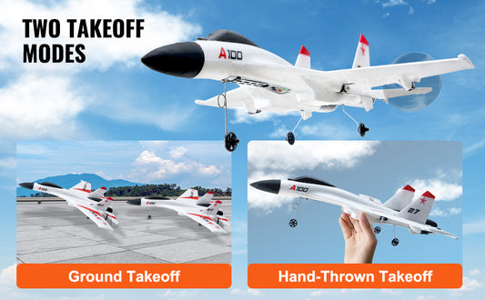 Avion RC SU27 2.4G – Planeur Télécommandé en Mousse avec 2 Batteries