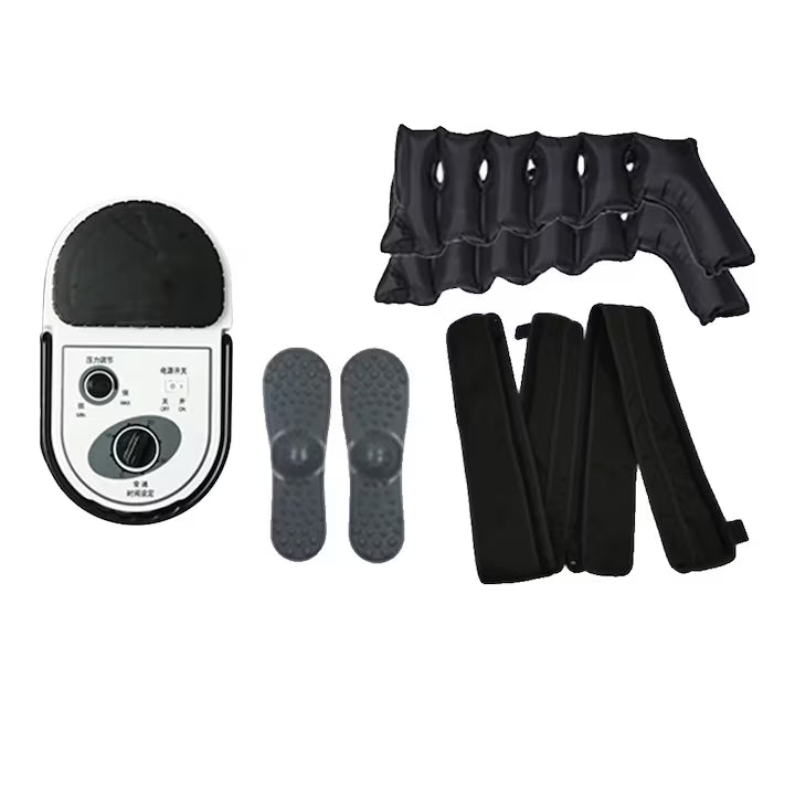 Masseur de Jambes à Compression d’Air Premium 220V – Appareil de Massage Pneumatique pour Mollets Pieds et Cuisses – Relaxation Musculaire et Récupération Sportive