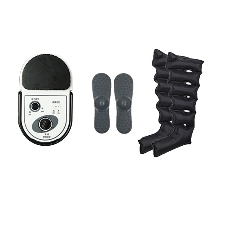 Masseur de Jambes à Compression d’Air 220V – Appareil de Massage Relaxant pour Mollets et Pieds – Circulation et Récupération Musculaire – Massage Pneumatique Électrique
