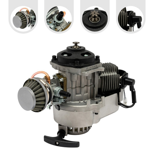 Moteur Thermique 49CC 1900W 2 Temps – Démarrage Manuel – Mini Moteur Haute Performance