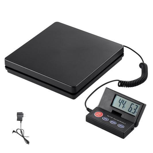 Balance Postale Numérique 110 lb – Balance d’Expédition LCD Pliable AC/DC