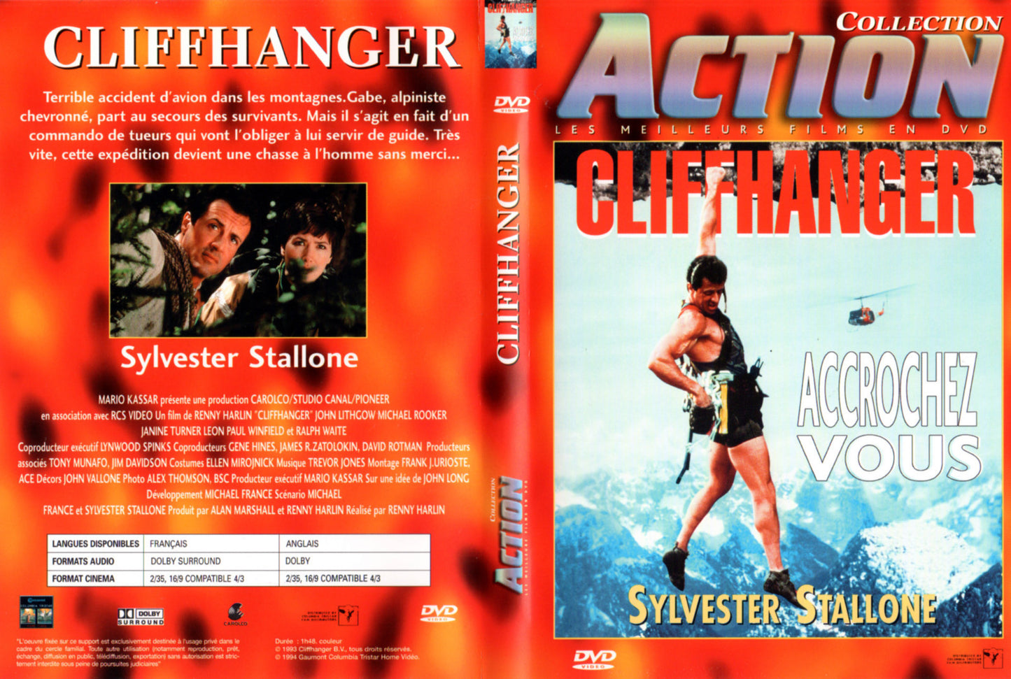 DVD : cliffhanger
