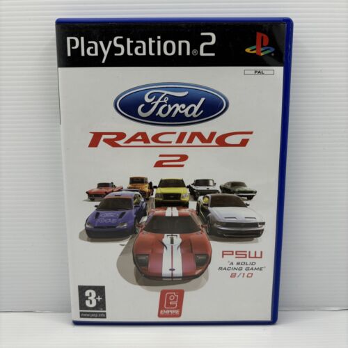 ford racing 2 sony ps2 playstation 2 pal jeu vidéo course de voiture pegi 3
