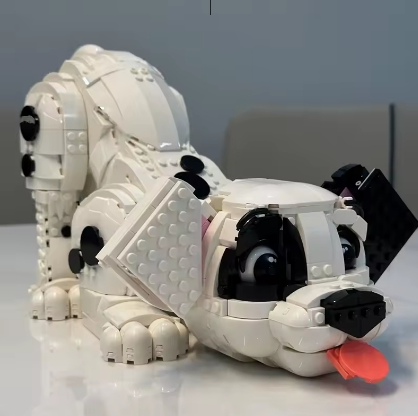 Blocs Construction Chiot 1722 Pièces – Modèle Chien DIY Compatible 43269 – Jouet Enfant Cadeau Noël
