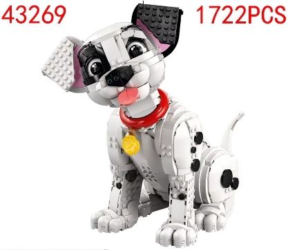 Blocs Construction Chiot 1722 Pièces – Modèle Chien DIY Compatible 43269 – Jouet Enfant Cadeau Noël