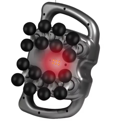 Pistolet de massage musculaire multifonction 16 têtes – Appareil de massage corps, 99 vitesses, anti-douleur, récupération sportive