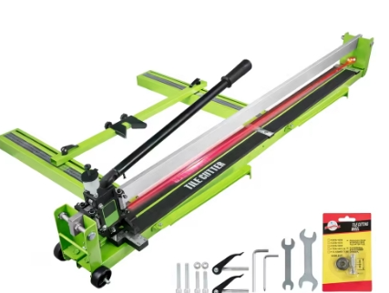 Coupe-carrelage manuel 800 à 1200 mm, coupe carreaux professionnel avec rail de guidage, coupe précision pour carrelage sol et mur, outil robuste