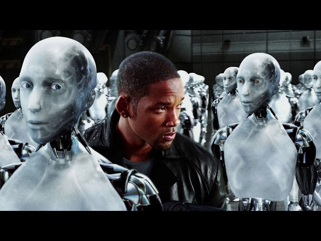 I, Robot – DVD Film Science-Fiction – Will Smith – Sans boîtier – Fonctionnel