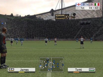 实况足球4 – PES 4 PS2 – 足球游戏 – PlayStation 2 – Konami – PAL 法版