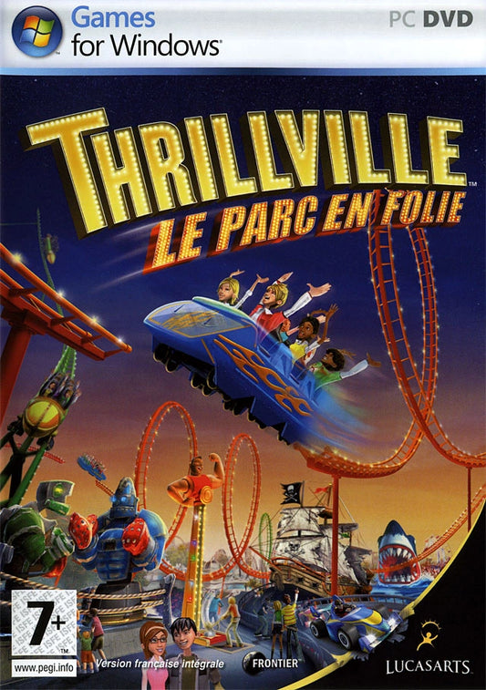jeu pc thrillville le parc en folie