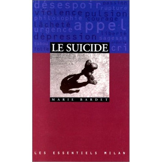 Le Suicide – Marie Bardet – Couverture du livre Milan