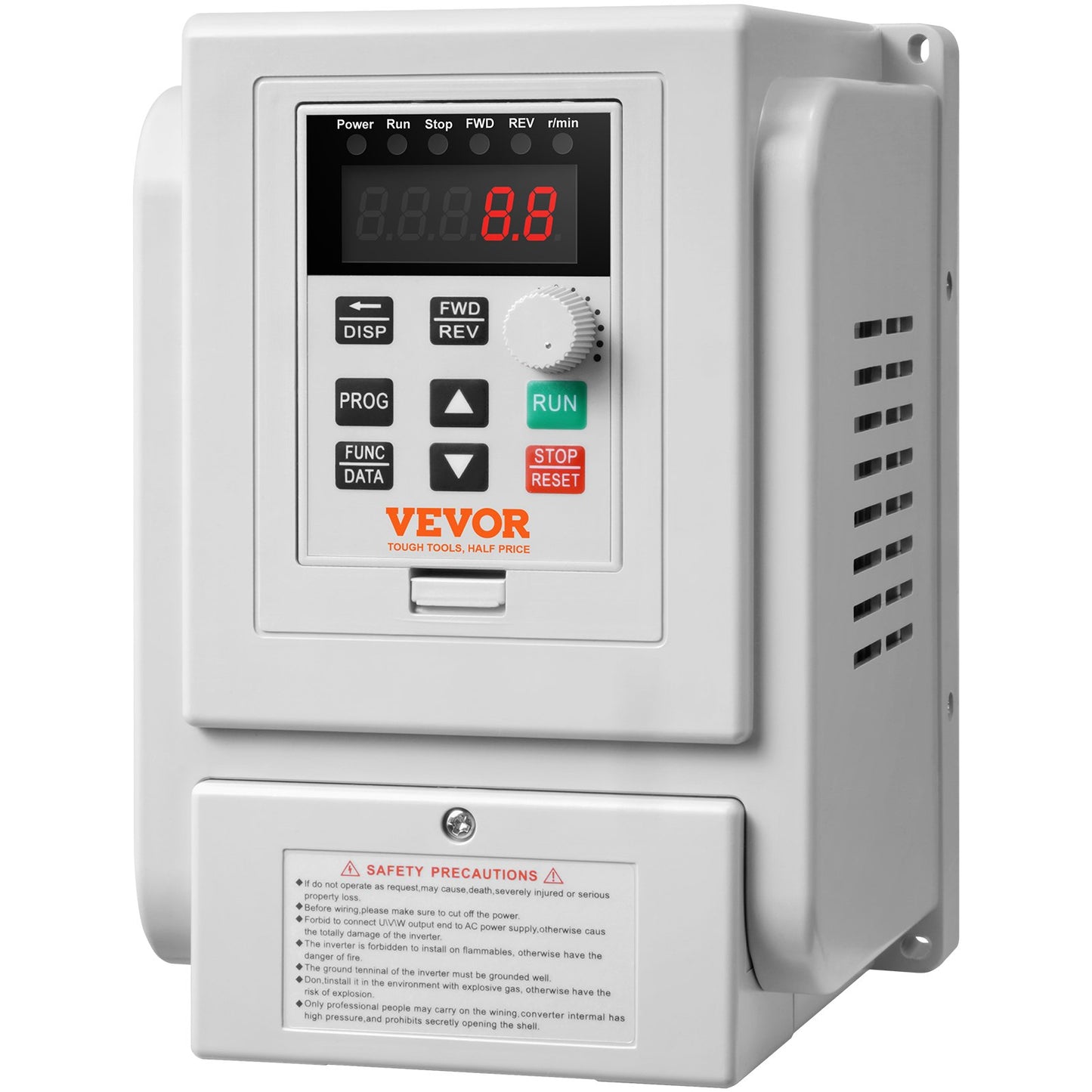 Variateur de Fréquence 2.2KW 220V – Convertisseur VFD Triphasé, Contrôleur de Vitesse Moteur CNC, Pompe, Ventilateur