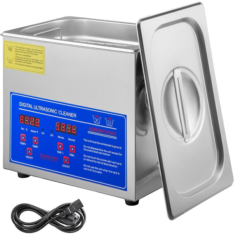 Nettoyeur à Ultrasons 1,3L à 30L – Machine de Nettoyage Ultrasonique Portable – Bijoux, Pièces & Outils