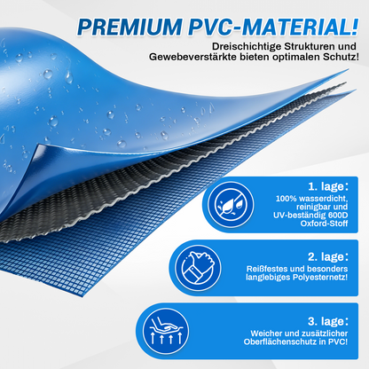Housse Remorque Oxford 600D Impérméable – Protection Extérieure Anti-UV Pare-Soleil Coupe-Vent