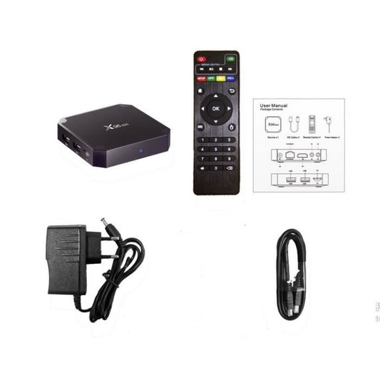 Box TV Android 9.0 1GB/8GB – Décodeur Smart TV 4K WiFi pour Télévision