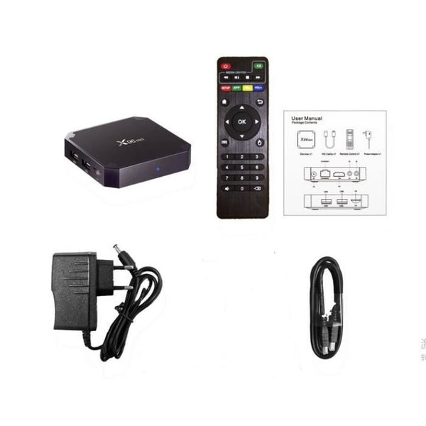 Box TV Android 9.0 1GB/8GB – Décodeur Smart TV 4K WiFi pour Télévision