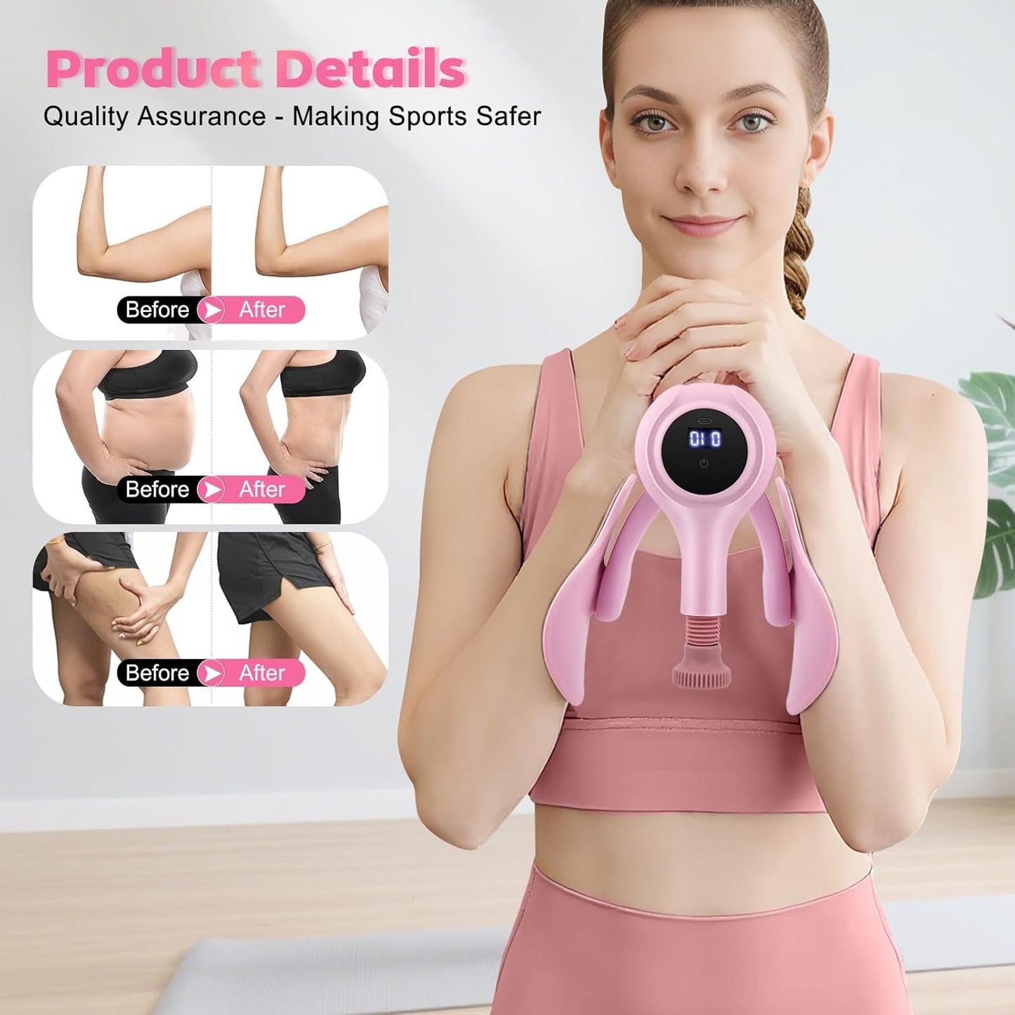 Appareil Exercice Cuisses Femme – Renforcement Intérieur Cuisses Plancher Pelvien – Toner Fitness Maison